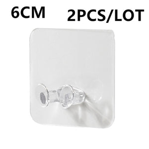 50-20mm Clear Sucker Suction Cups Mushroom Head Strong Vacuum Suckers Hooks Hanger For window decoration wedding Car glass