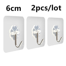 Load image into Gallery viewer, 50-20mm Clear Sucker Suction Cups Mushroom Head Strong Vacuum Suckers Hooks Hanger For window decoration wedding Car glass