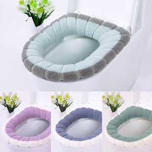 Universal Warm Soft Washable Toilet Seat Cover Mat Set for Home Decor Closestool Mat Seat Case Toilet Lid Cover Accessories