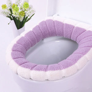 Universal Warm Soft Washable Toilet Seat Cover Mat Set for Home Decor Closestool Mat Seat Case Toilet Lid Cover Accessories