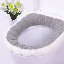 Load image into Gallery viewer, Universal Warm Soft Washable Toilet Seat Cover Mat Set for Home Decor Closestool Mat Seat Case Toilet Lid Cover Accessories