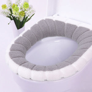 Universal Warm Soft Washable Toilet Seat Cover Mat Set for Home Decor Closestool Mat Seat Case Toilet Lid Cover Accessories