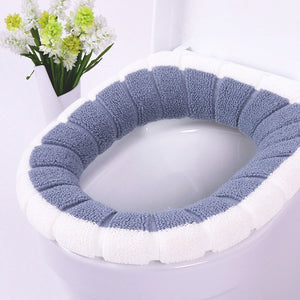 Universal Warm Soft Washable Toilet Seat Cover Mat Set for Home Decor Closestool Mat Seat Case Toilet Lid Cover Accessories