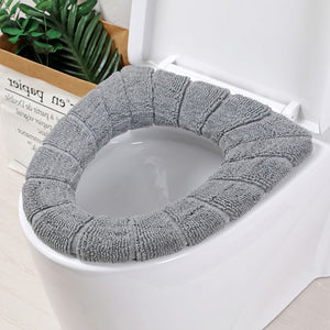 Universal Warm Soft Washable Toilet Seat Cover Mat Set for Home Decor Closestool Mat Seat Case Toilet Lid Cover Accessories