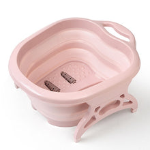 Load image into Gallery viewer, Foldable Footbath plain foaming massage bucket Plastic foot bath basin large heightening footbath fording barrel Reduce Pressure