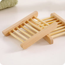 Load image into Gallery viewer, Portable Bamboo Wooden Soap Dish Shower Case Holder Container Storage Box