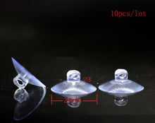 Load image into Gallery viewer, 50-20mm Clear Sucker Suction Cups Mushroom Head Strong Vacuum Suckers Hooks Hanger For window decoration wedding Car glass